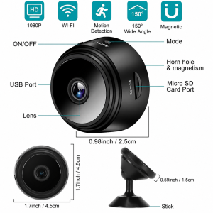 Mini Camara Espia A9 y Linterna Taser - Imagen 2
