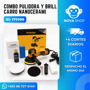 COMBO Pulidora Y Brilla Carro nanocerami - Imagen 2