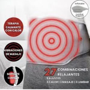 Faja Lumbar con Calor y Masaje - Imagen 2