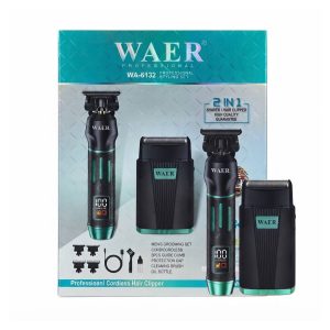 KIT 2 EN 1 PATILLERA Y RASURADORA WAER